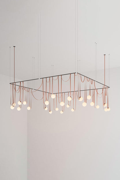 Multiple Belt Art Pendant Light - morylighting