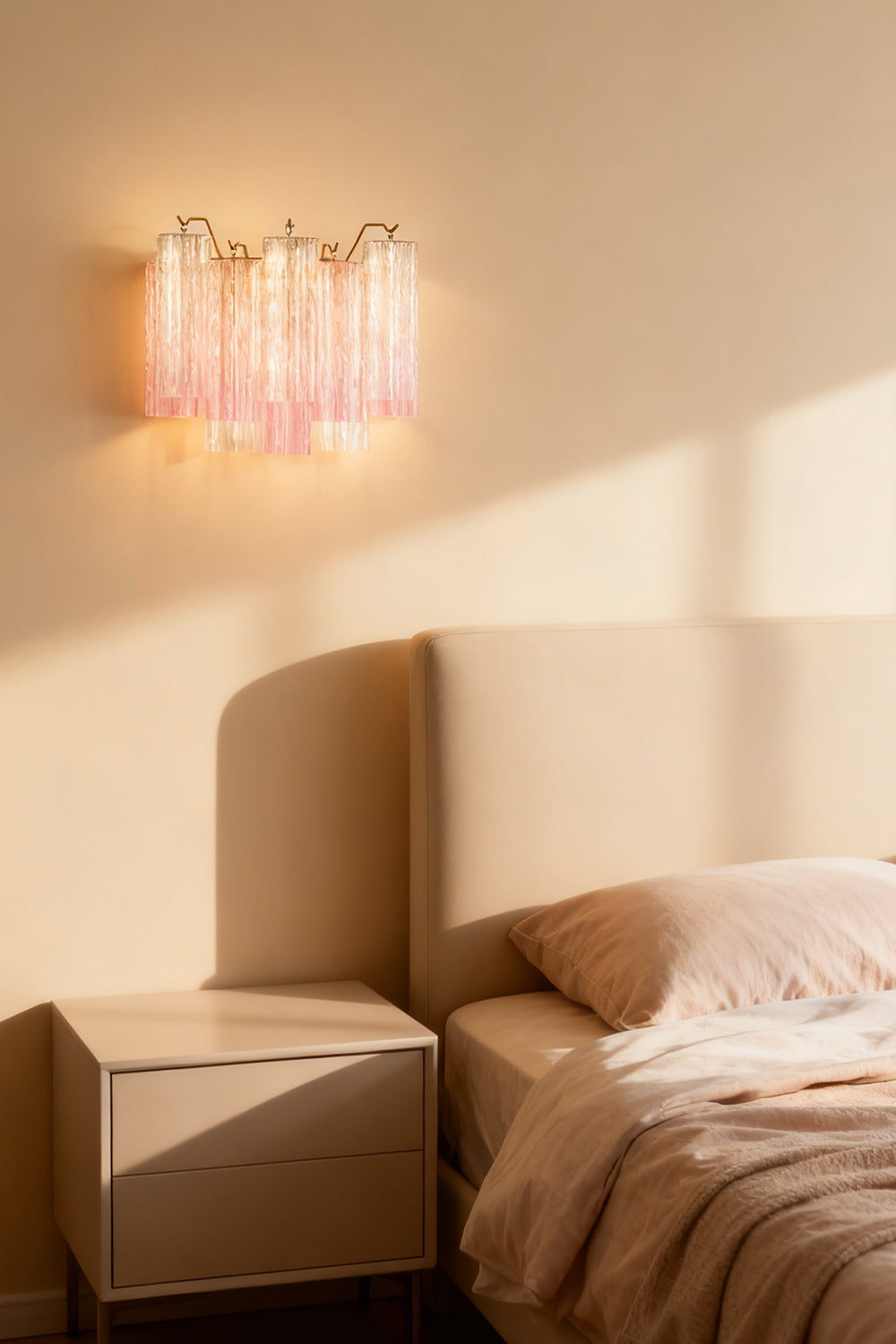 Art Style Glass Wall Lamp - view 3 | morylighting