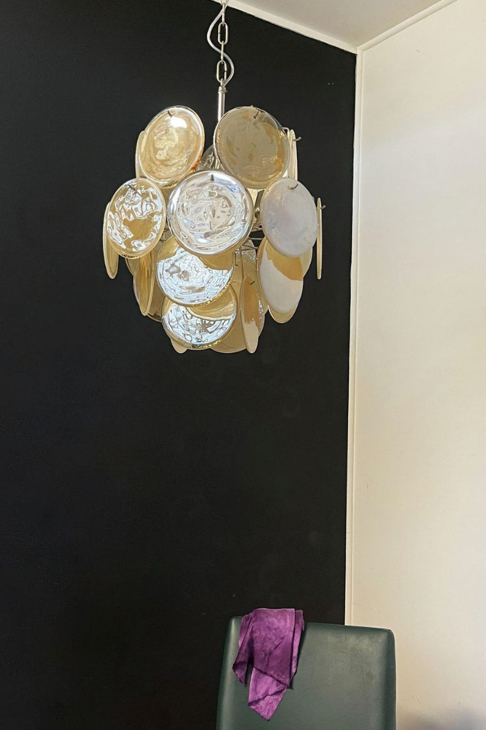 Vintage Art Gold Discs Chandelier - view 10 | morylighting