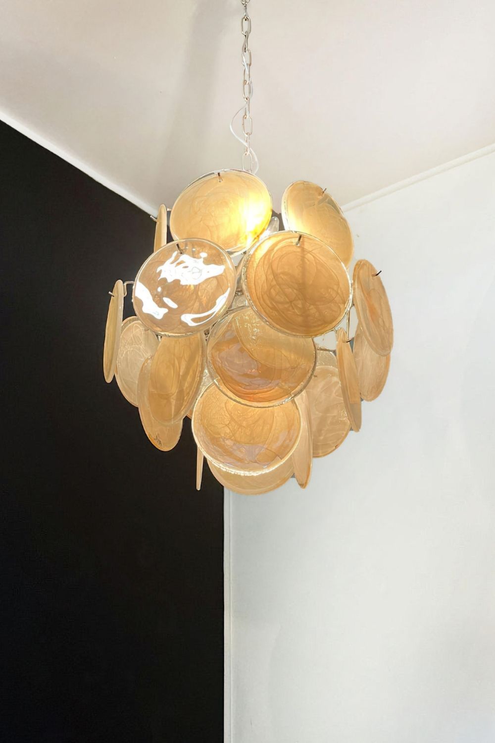 Vintage Art Gold Discs Chandelier - view 14 | morylighting