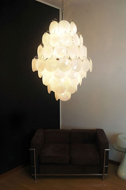 Vintage Art Gold Discs Chandelier - view 13 | morylighting