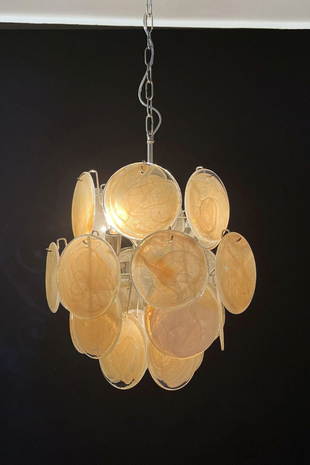Vintage Art Gold Discs Chandelier - view 19 | morylighting