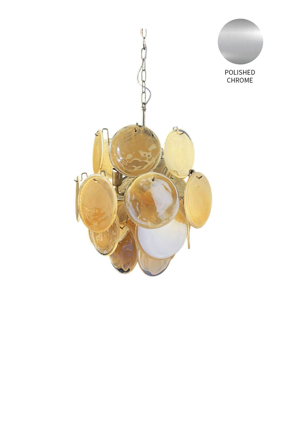 Vintage Art Gold Discs Chandelier - view 22 | morylighting