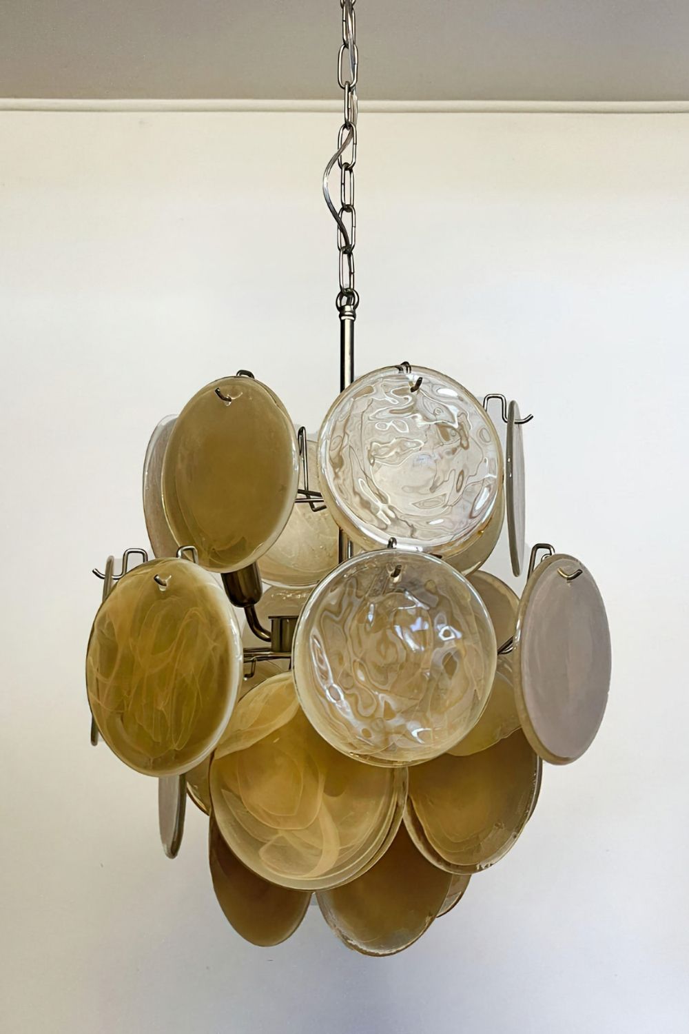 Vintage Art Gold Discs Chandelier - view 16 | morylighting