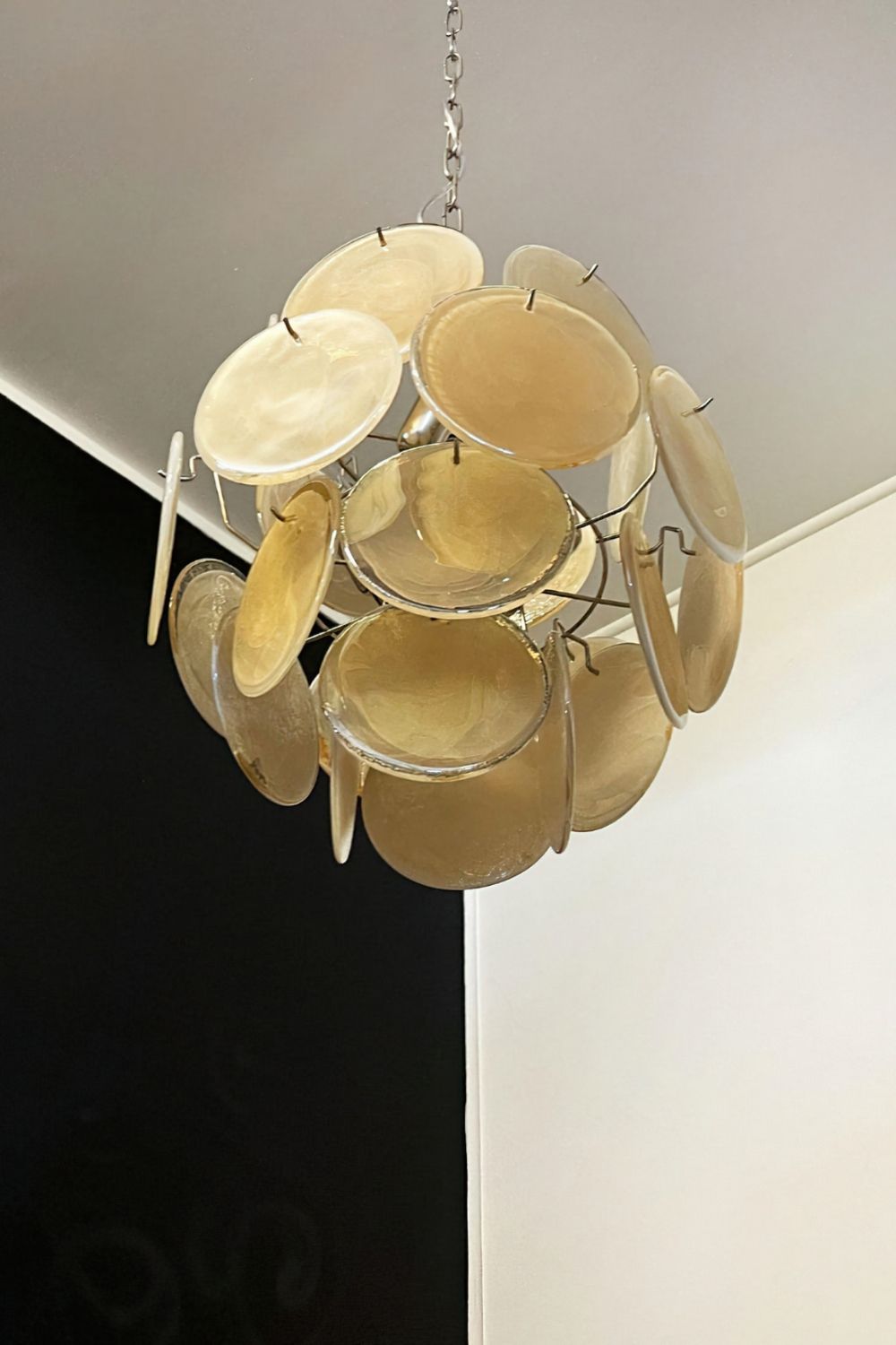 Vintage Art Gold Discs Chandelier - view 15 | morylighting