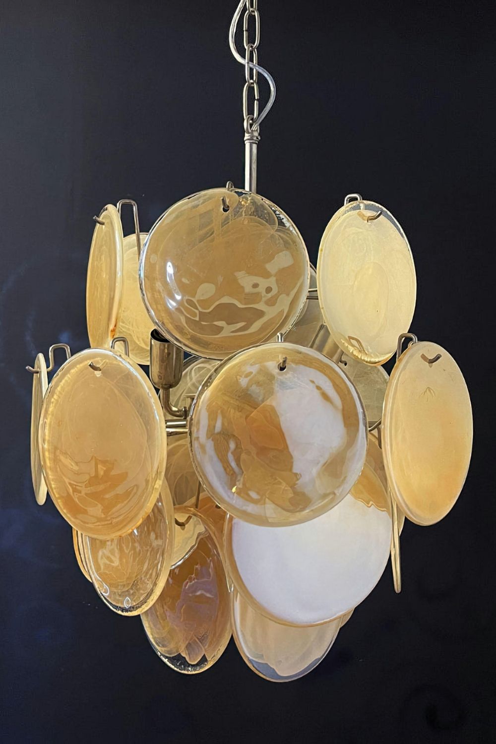 Vintage Art Gold Discs Chandelier - view 17 | morylighting