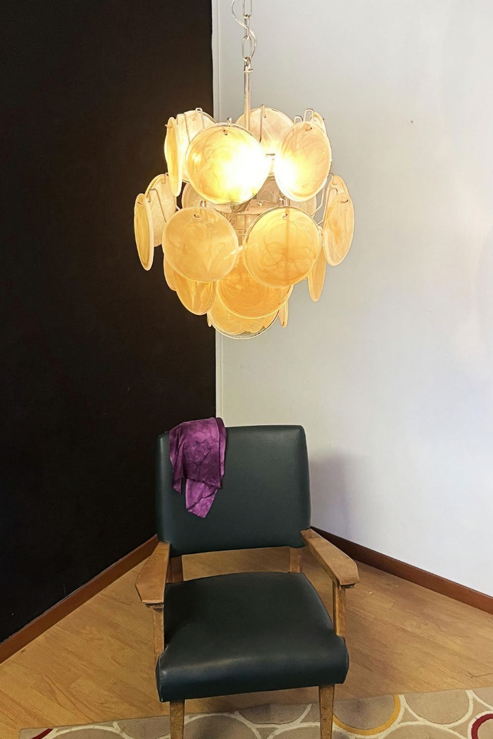 Vintage Art Gold Discs Chandelier - view 4 | morylighting