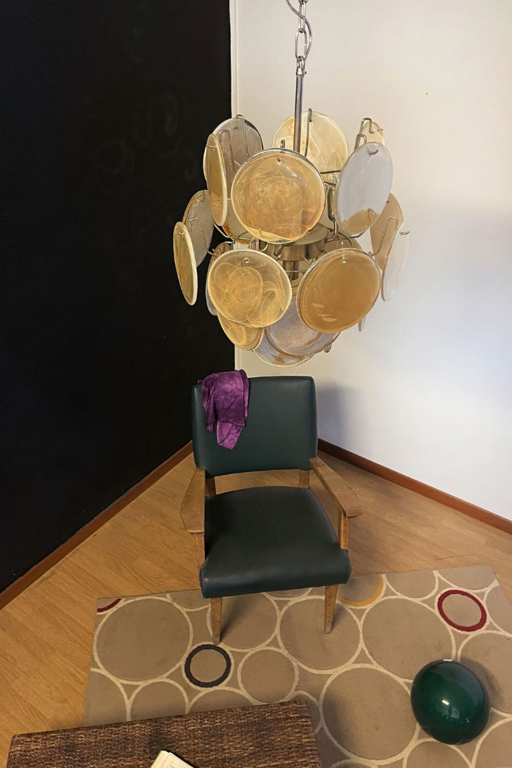 Vintage Art Gold Discs Chandelier - view 8 | morylighting