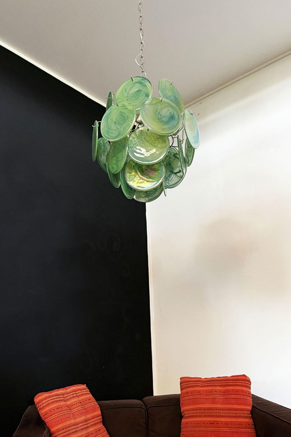 Vintage Art Green Discs Chandelier - view 11 | morylighting