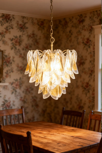 Art Amber  Glass Swallows  Chandelier - view 8 | morylighting