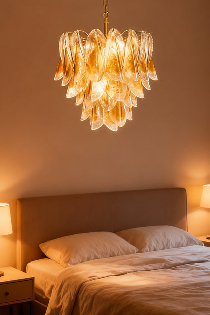 Art Amber  Glass Swallows  Chandelier - view 6 | morylighting