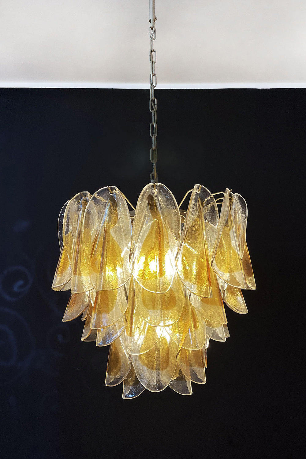 Art Amber  Glass Swallows  Chandelier - view 10 | morylighting