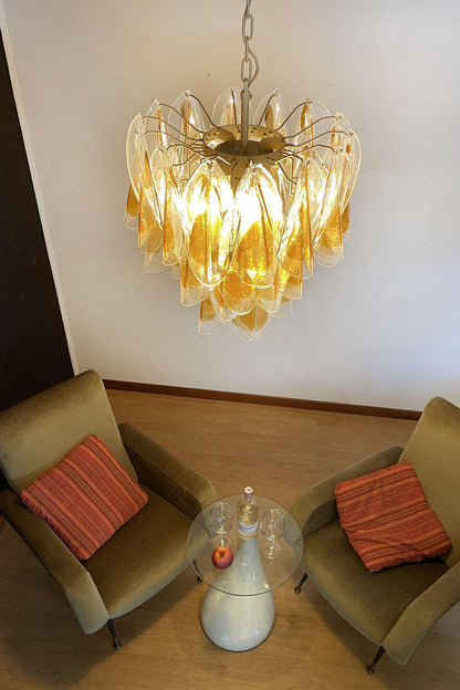 Art Amber  Glass Swallows  Chandelier - view 11 | morylighting