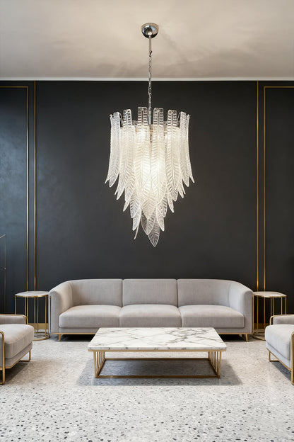 Art Felci Glass Chandelier - view 3 | morylighting