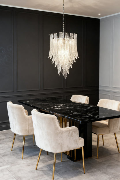 Art Felci Glass Chandelier - view 4 | morylighting