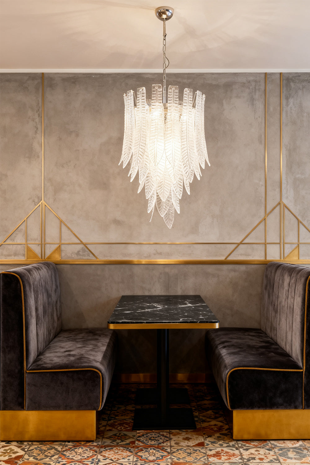Art Felci Glass Chandelier - view 6 | morylighting