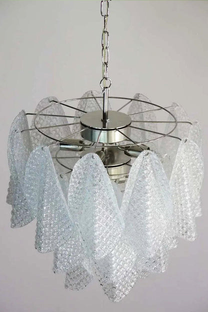 Art Glass Leaf Chandelier - view 14 | morylighting