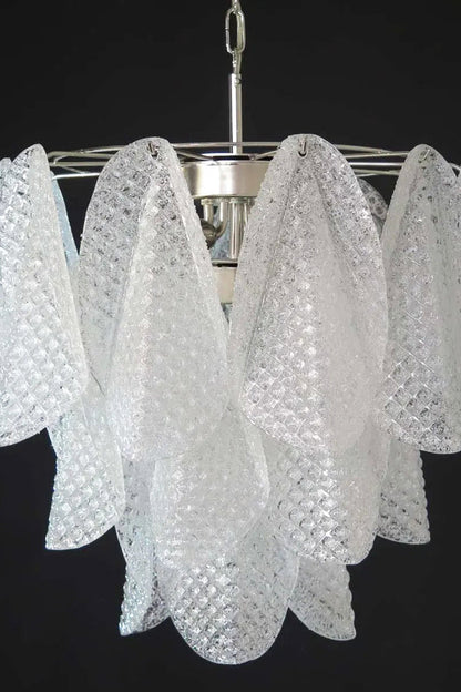 Art Glass Leaf Chandelier - view 15 | morylighting