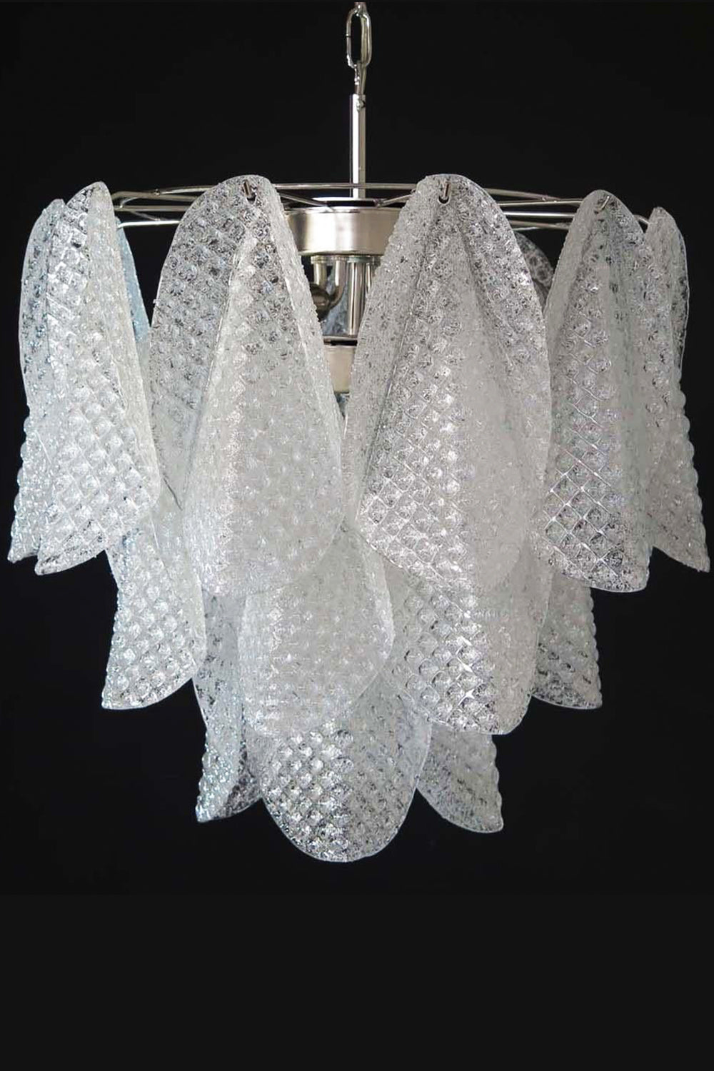 Art Glass Leaf Chandelier - view 11 | morylighting