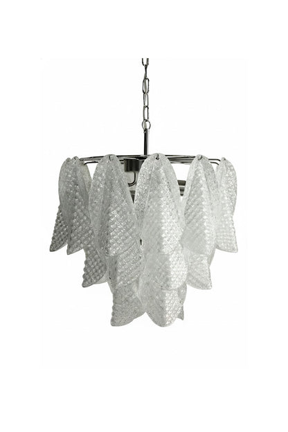 Art Glass Leaf Chandelier | morylighting