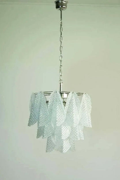 Art Glass Leaf Chandelier - view 16 | morylighting