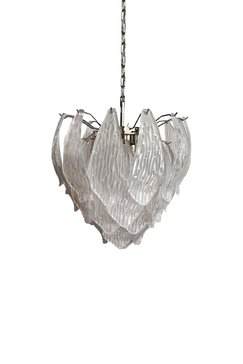 Art Glass Petal Chandelier | morylighting