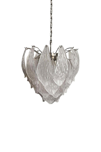 Art Glass Petal Chandelier | morylighting