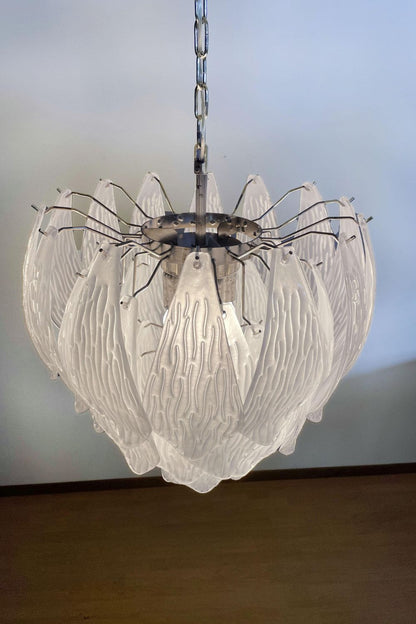 Art Glass Petal Chandelier - view 5 | morylighting