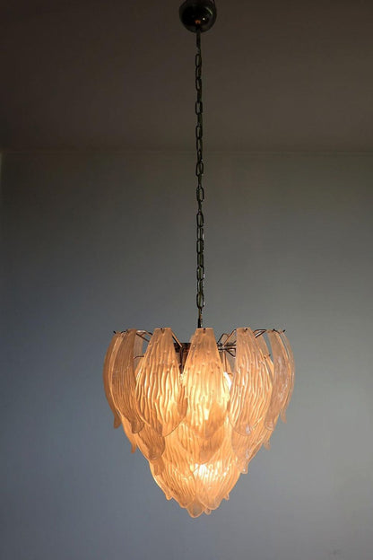 Art Glass Petal Chandelier - view 4 | morylighting
