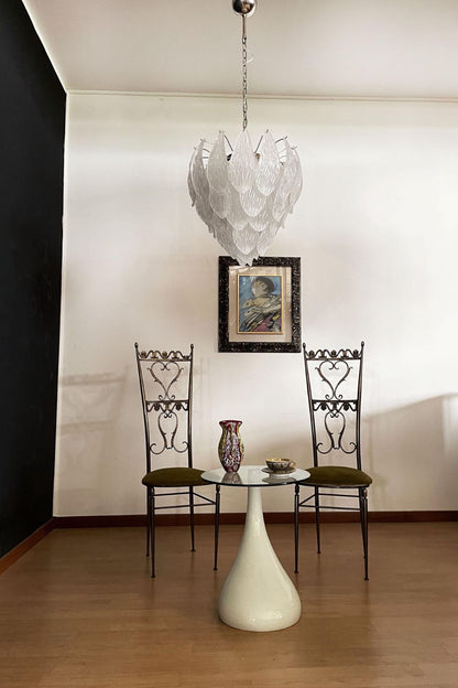 Art Glass Petal Chandelier - view 8 | morylighting
