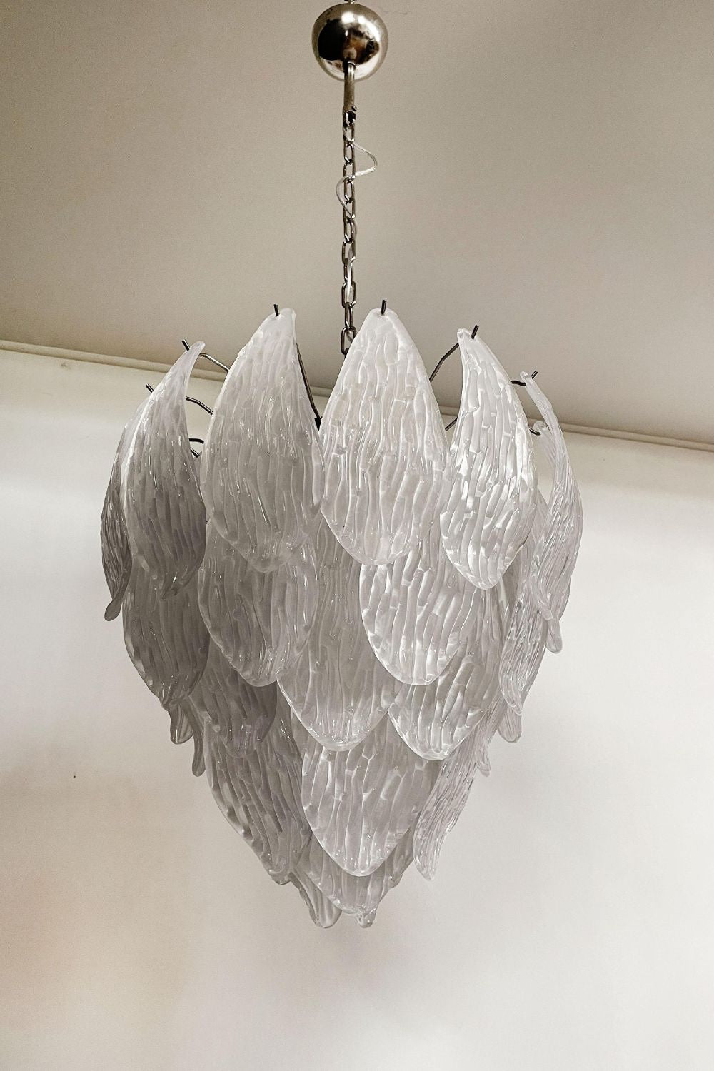 Art Glass Petal Chandelier - view 19 | morylighting