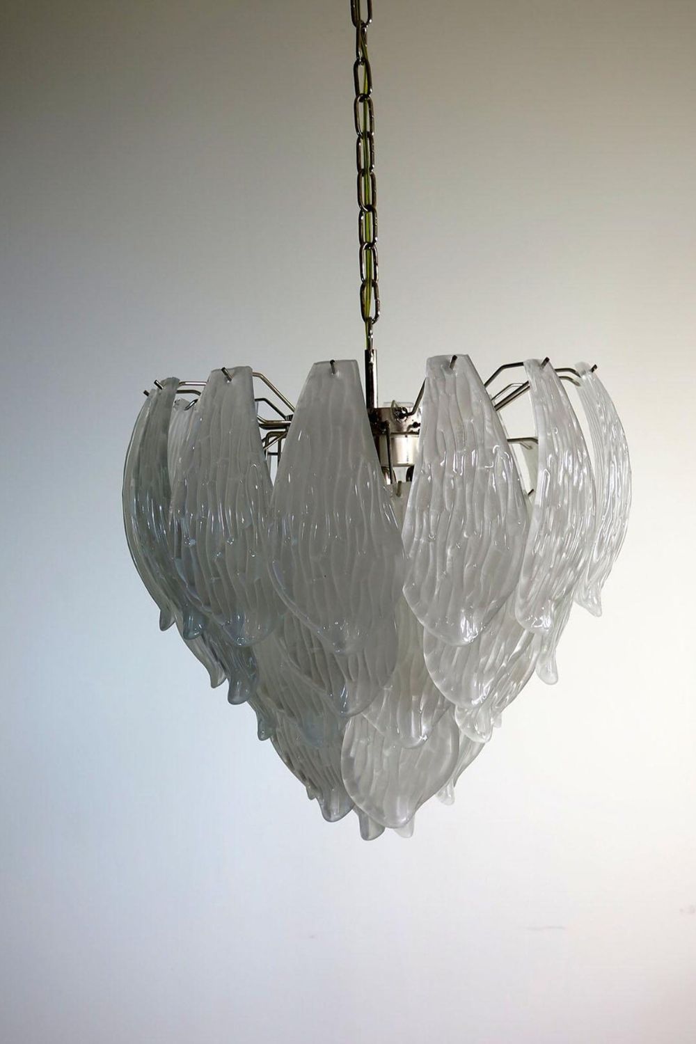 Art Glass Petal Chandelier - view 10 | morylighting