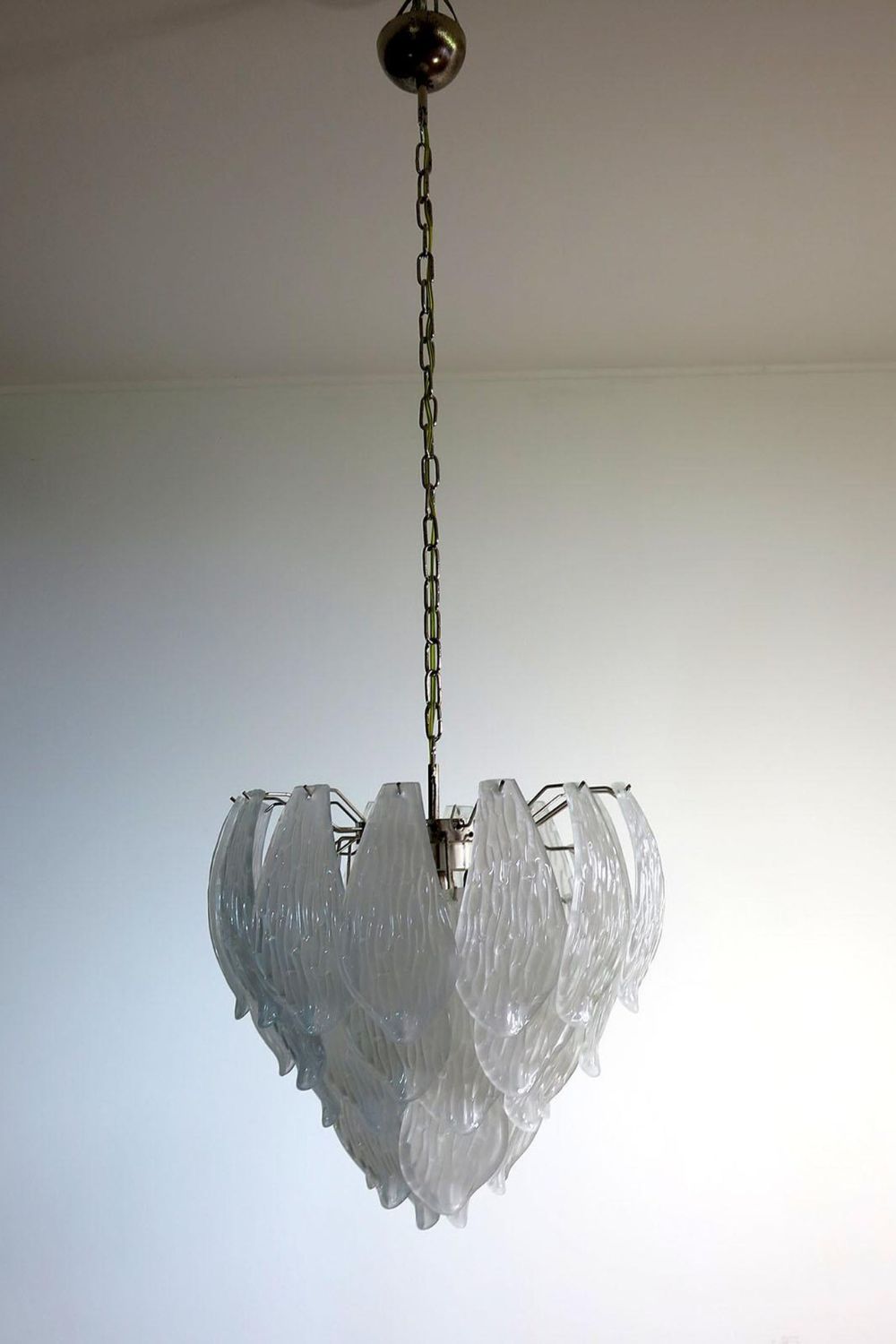Art Glass Petal Chandelier - view 12 | morylighting