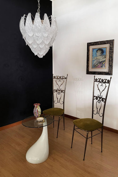 Art Glass Petal Chandelier - view 13 | morylighting