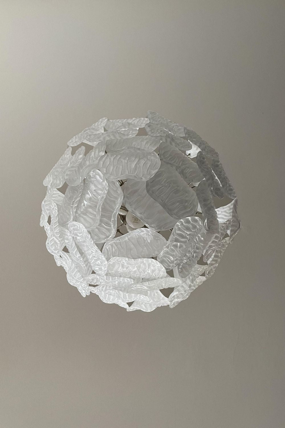 Art Glass Petal Chandelier - view 26 | morylighting