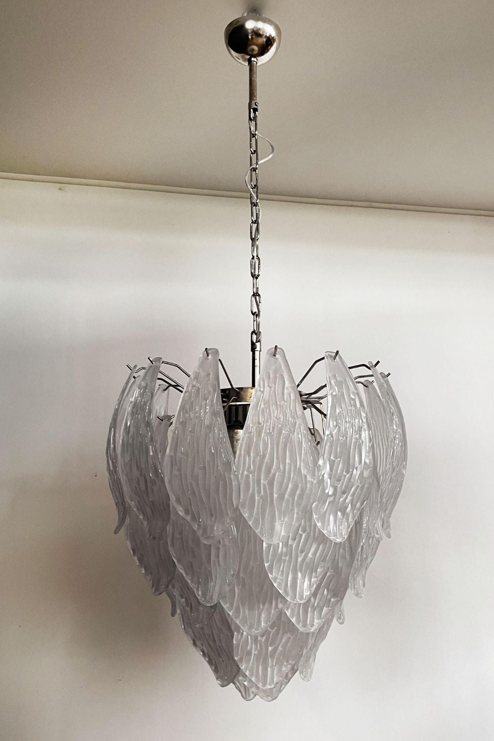 Art Glass Petal Chandelier - view 14 | morylighting