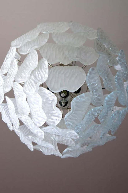 Art Glass Petal Chandelier - view 27 | morylighting