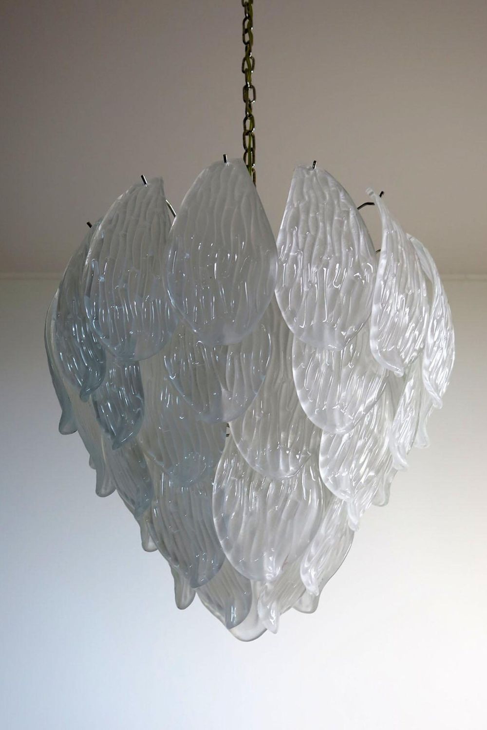 Art Glass Petal Chandelier - view 17 | morylighting