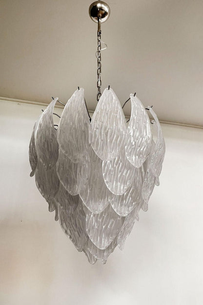 Art Glass Petal Chandelier - view 15 | morylighting