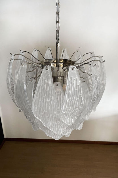 Art Glass Petal Chandelier - view 18 | morylighting