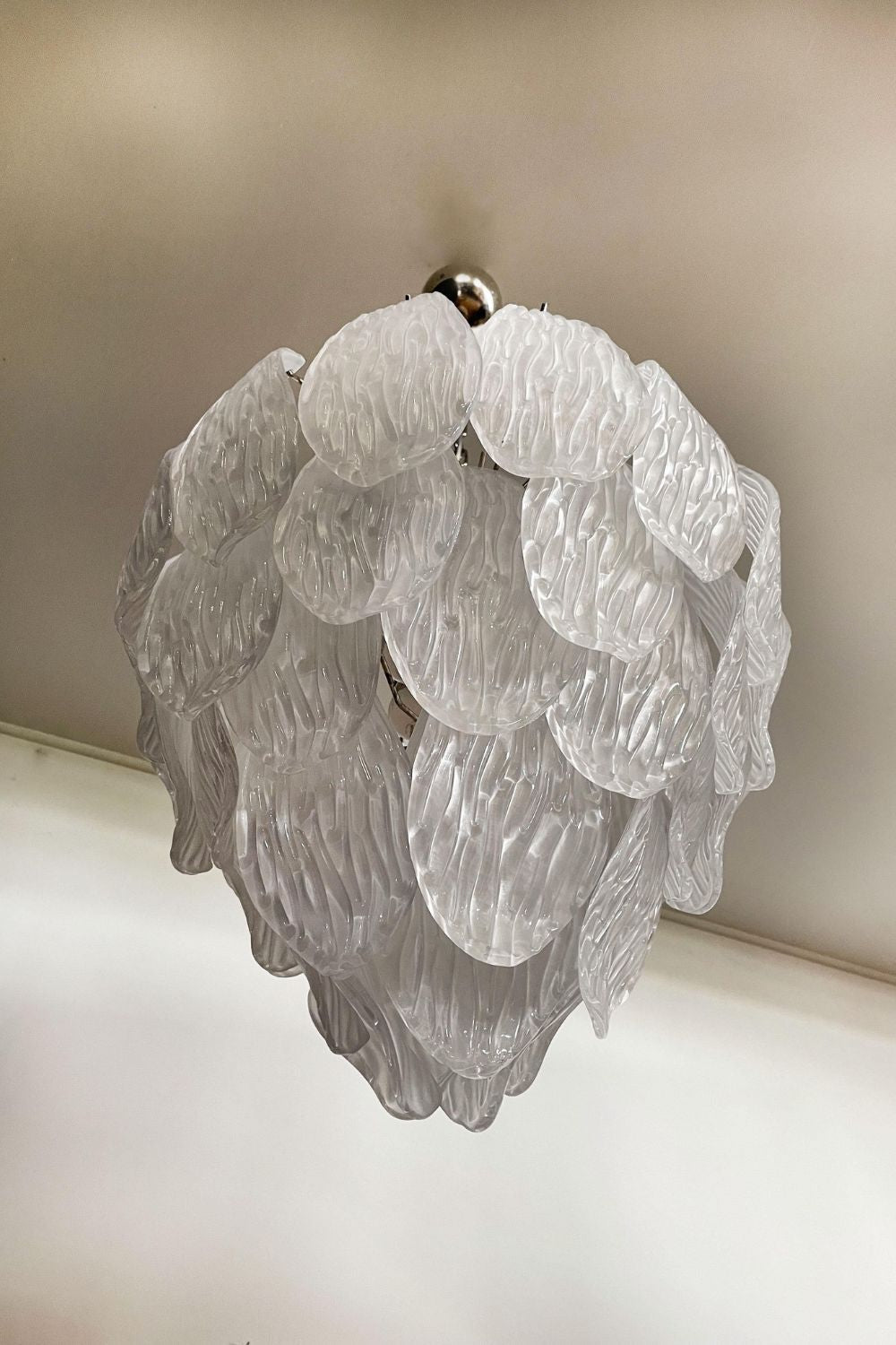 Art Glass Petal Chandelier - view 22 | morylighting