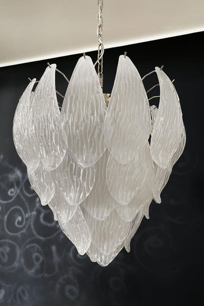 Art Glass Petal Chandelier - view 23 | morylighting