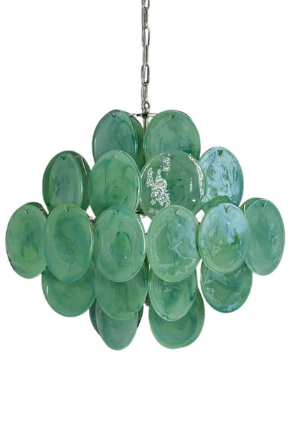 Art Green Disks Chandelier - view 14 | morylighting