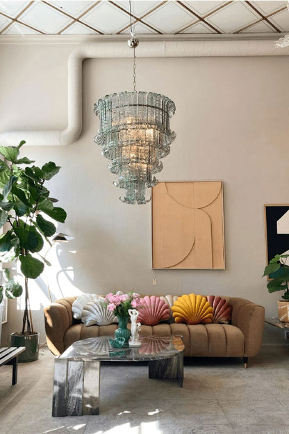 Art Palm Leaf Chandelier - view 3 | morylighting