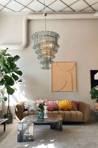 Art Palm Leaf Chandelier - view 5 | morylighting