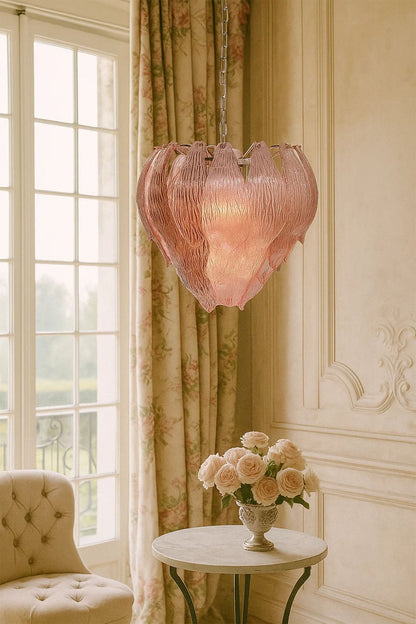 Art Petal Glass Chandelier - view 4 | morylighting