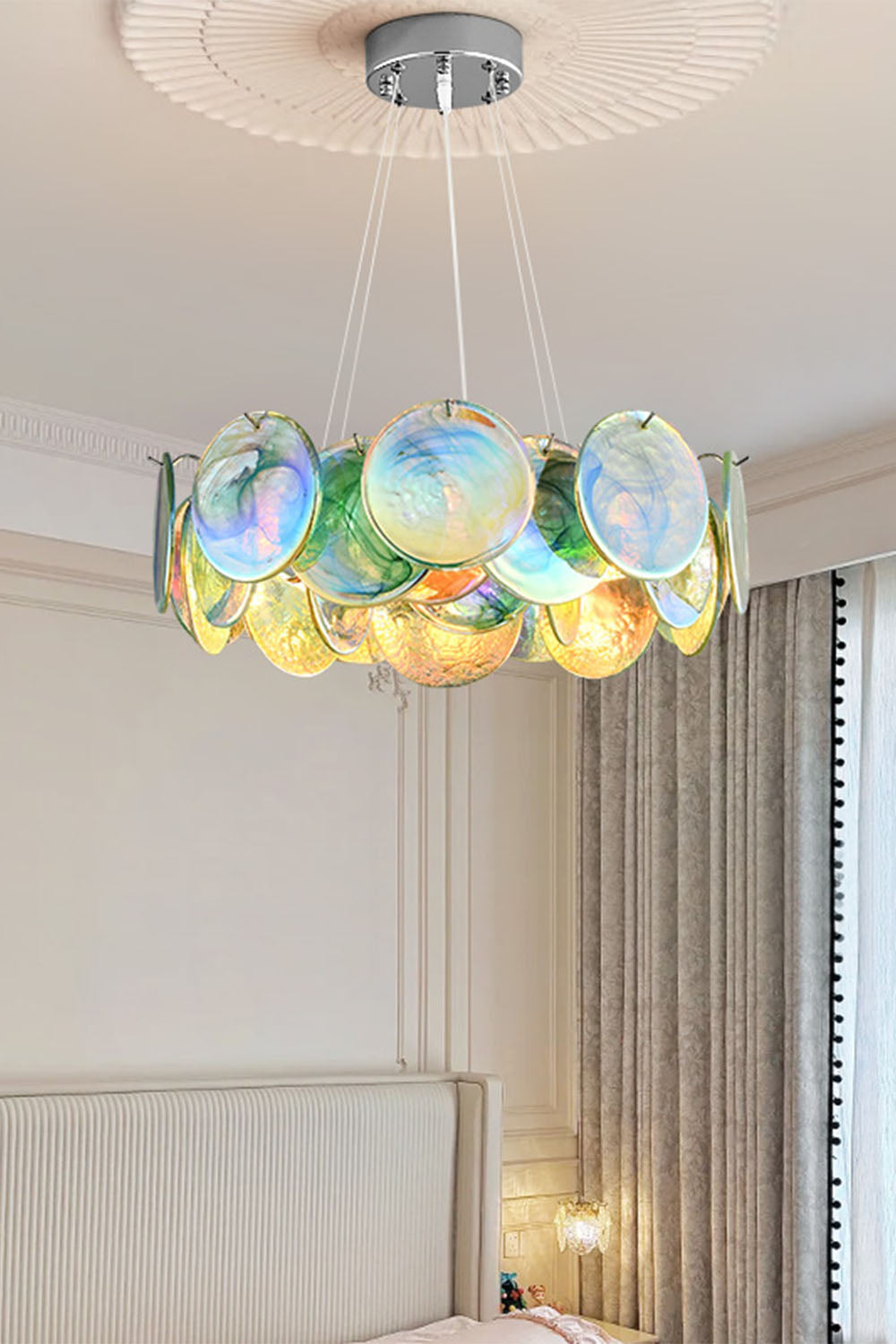 Art Rainbow Discs Chandelier - view 5 | morylighting