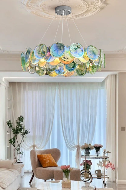 Art Rainbow Discs Chandelier - view 6 | morylighting