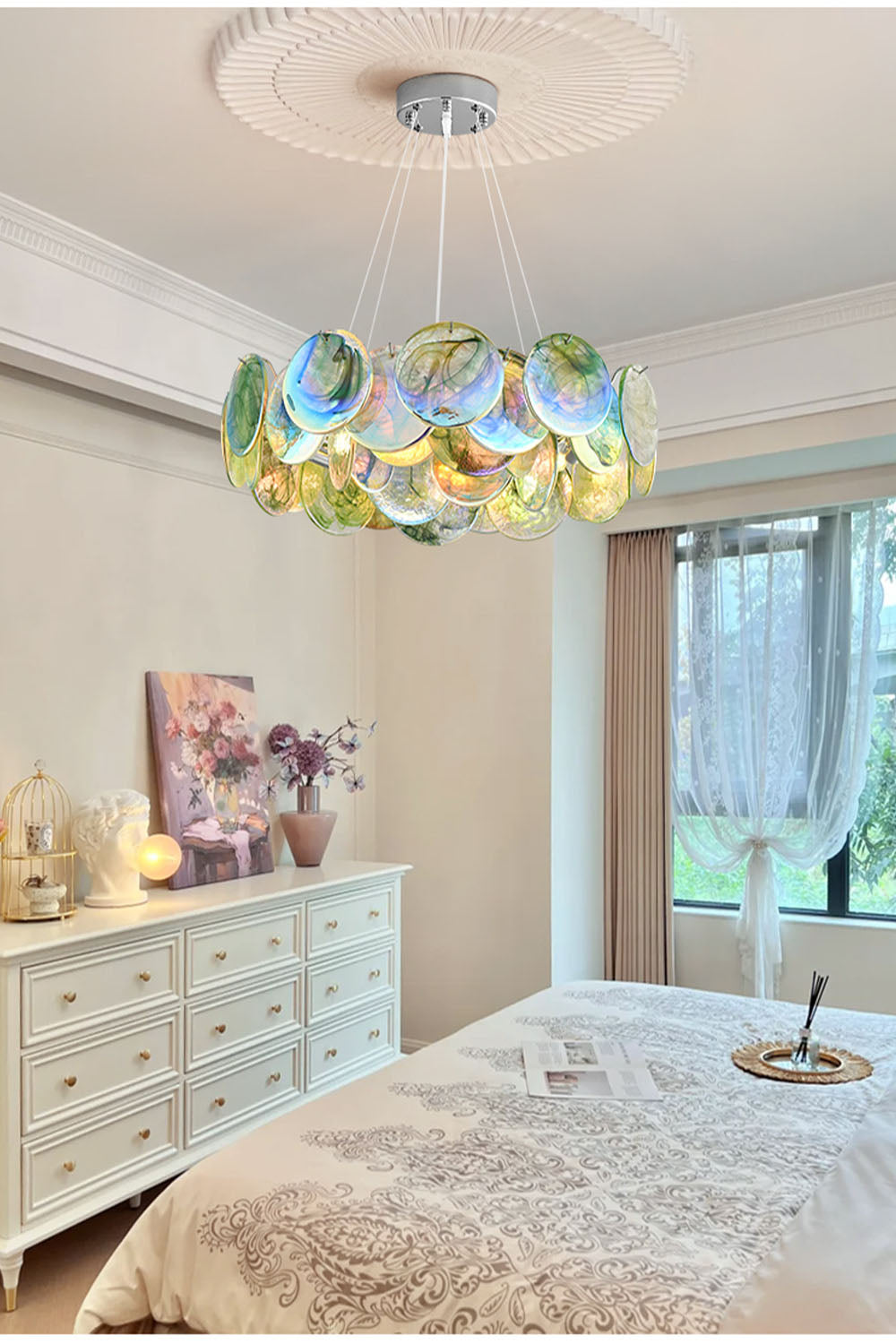 Art Rainbow Discs Chandelier - view 7 | morylighting