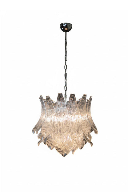 Art Ripple Leaf Glass Chandelier | morylighting